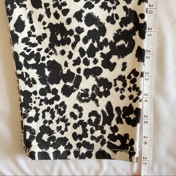 NWT J.Crew White Leopard Chino Pants Slacks - Picture 4 of 7